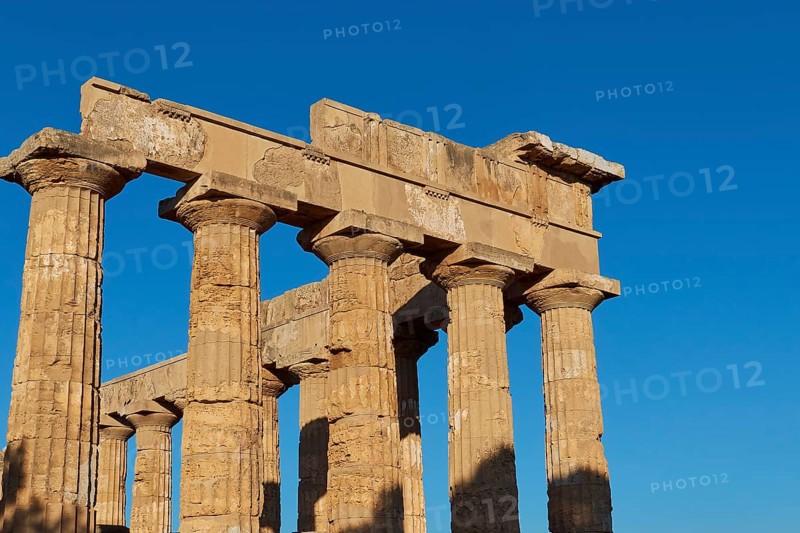 Temple E, Temple of Hera, Selinunte, Archaeological Site, Temple, Southwest Sicily, Sicily, Italy, Europe