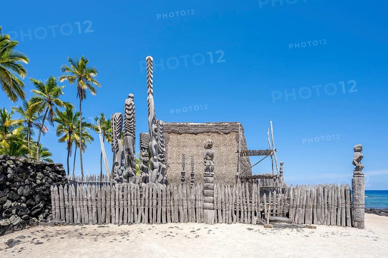 Pu'uhonua O Honaunau National Historical Park, Big Island, Hawaii, USA, North America