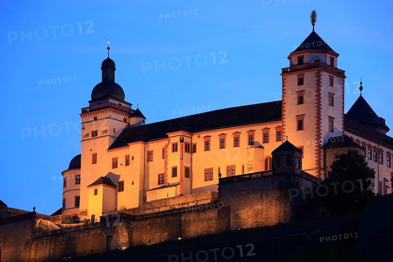 Marienberg Fortress, Würzburg, Lower Franconia, Bavaria, Germany, Europe