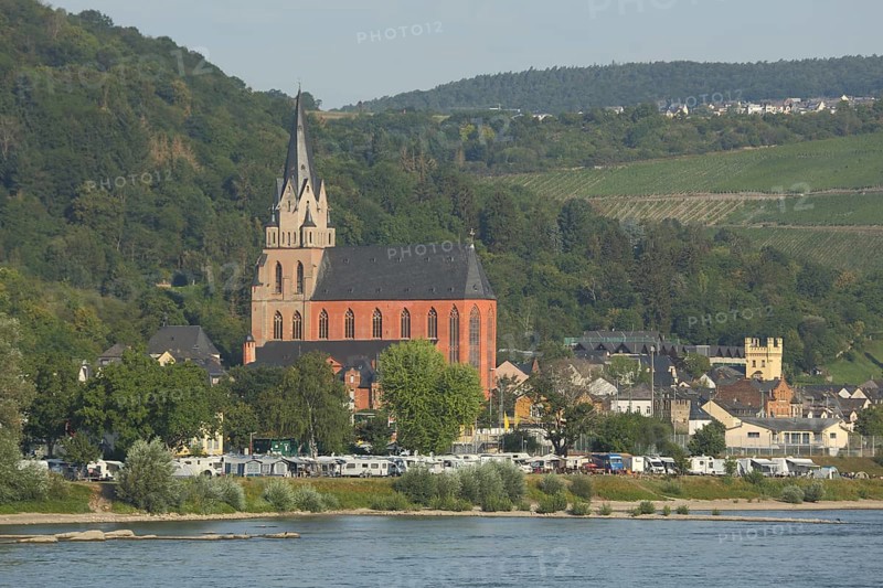 Church of Our Dear Lady in Oberwesel am Rhein, Rhineland-Palatinate, Upper Middle Rhine Valley, Germany, Europe