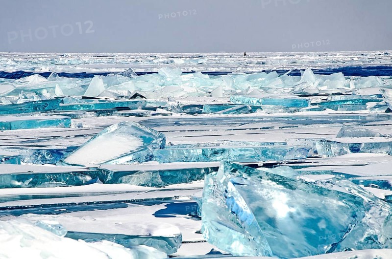 Ice chaos, Lake Baikal, Olkhon Island, Pribaikalsky National Park, Irkutsk Province, Siberia, Russia, Europe