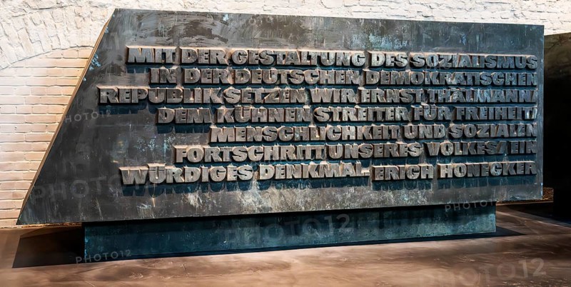 Steles of the Ernst Thälmann Memorial, Proviantmagazin Zitadelle Spandau, Exhibition Unveiled, Figures, Monuments and Sculptures, Berlin, Germany, Europe