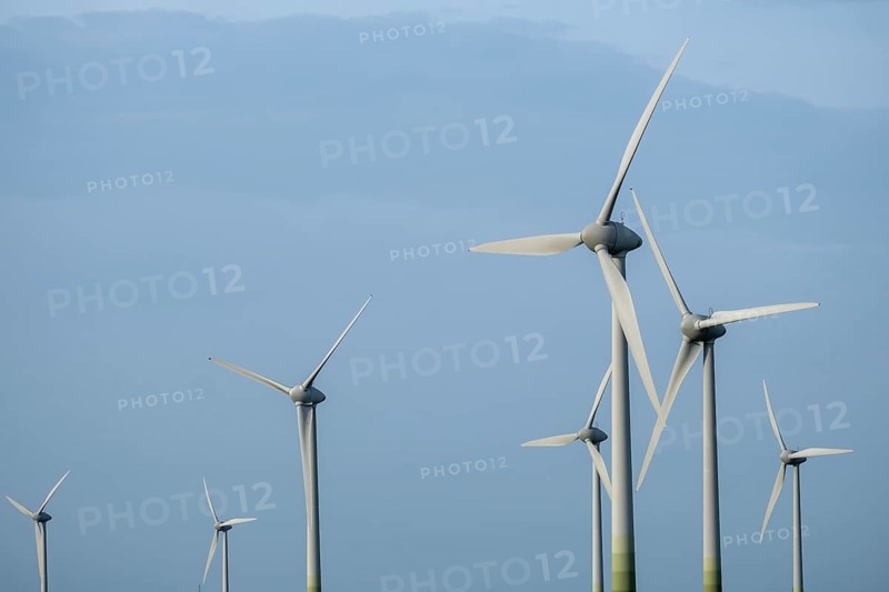 Norden, Lower Saxony, Germany - Wind turbines, wind farm near Norden in East Frisia