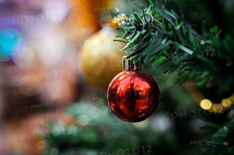 Christmas decoration items displayed for sell at a stall, ahead of Christmas on December 22, 2024 in Guwahati, India. Christmas is a festive holiday celebrated on December 25th, marking the birth of Jesus Christ in Christian tradition.