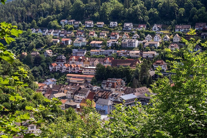 View of Triberg in the Black Forest, Baden-Württemberg, Germany, Europe