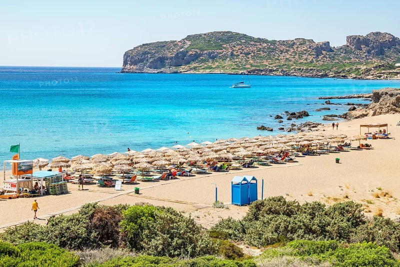 Falasarna beach, Chania, Crete, Greek Islands, Greece, Europe