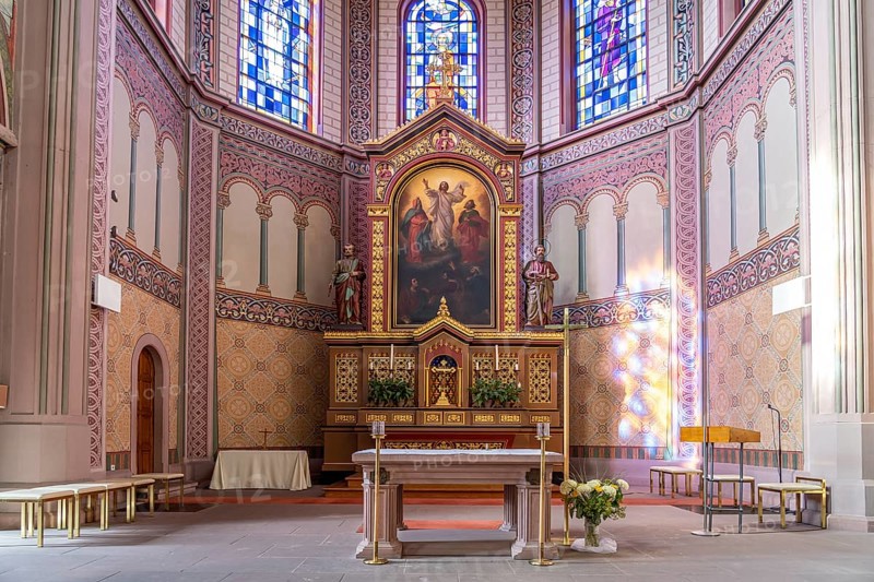 Altar of the Church of St Peter and Paul in Lahr/Black Forest, Baden-Württemberg, Germany, Europe
