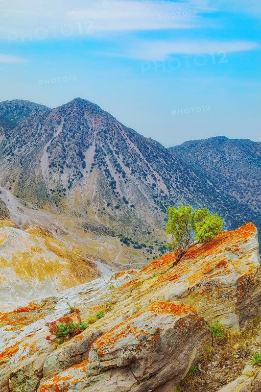 Nisyros volcano view, Nisyros Island, Dodecanese Islands, Greece, Europe