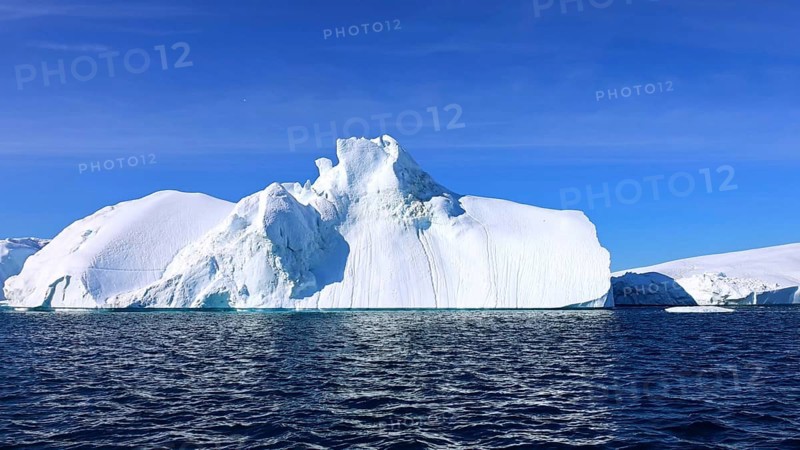 Icebergs of Kangia Fjord and Sermeq Kujalleq glacier in Ilulissat, Greenland, North America