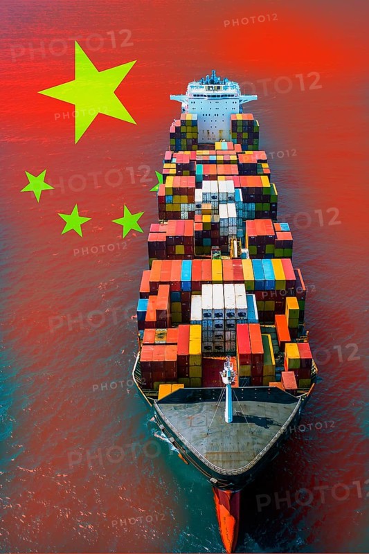 Symbolic image, fragile alliances, China versus USA-EU-Japan, Western value system, world stock markets, protectionism, open oceans, maritime rights, China dominance, communism, freedom, dictatorship, human rights, open trade, economic systems, directional decision, democracy, liberal society