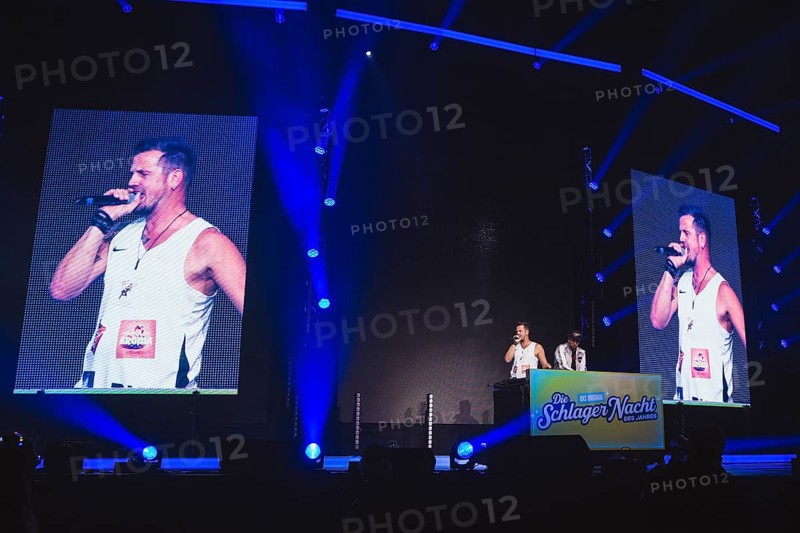 Stereoact at the Schlagernacht des Jahres live on Das Original Tour in the Berlin Uber Arena on 16 November 2024