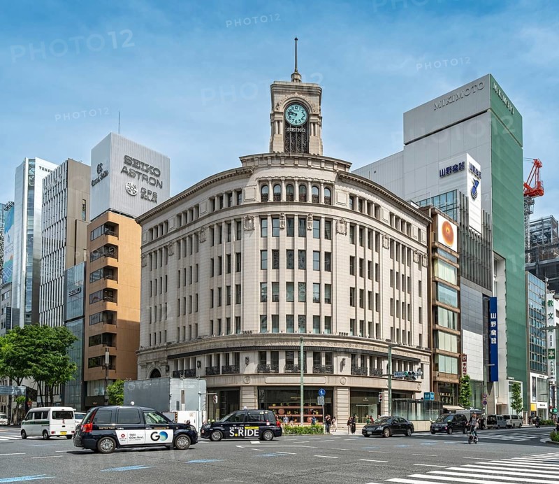 Seiko House Ginza Clock Tower building, Tokyo, Japan, Asia