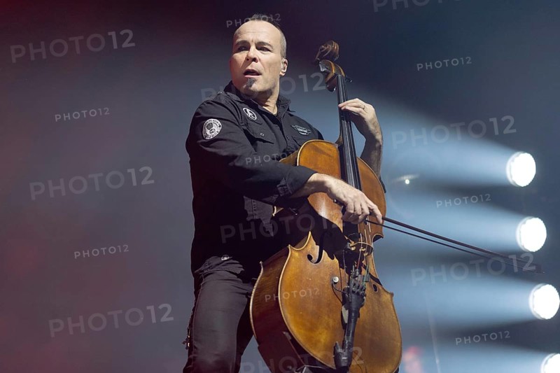 Paavo Lötjönen from Apocalyptica live on Plays Metallica Vol.2 Tour 2024 at the Columbiahalle in Berlin on 13 October 2024