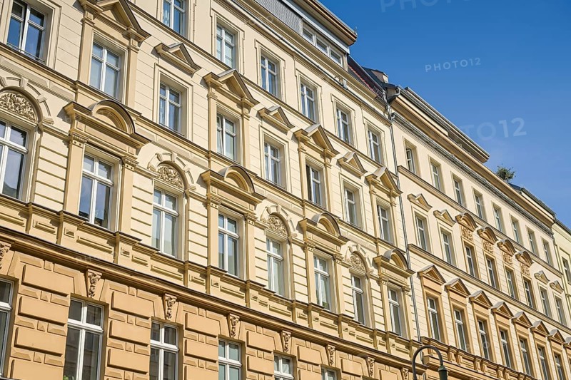 Old buildings, Hagenauer Straße, Prenzlauer Berg, Pankow, Berlin, Germany, Europe