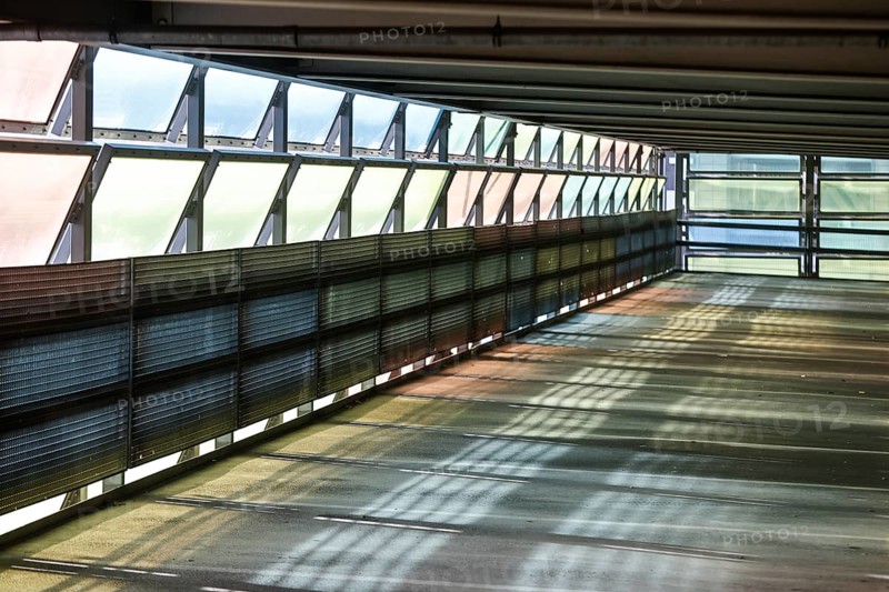 Unused parking spaces in a multi-storey car park, Berlin, 22.01.2025, Berlin, Berlin, Germany, Europe