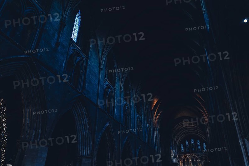 St patrick cathedral in Dublin at Christmas time in Ireland