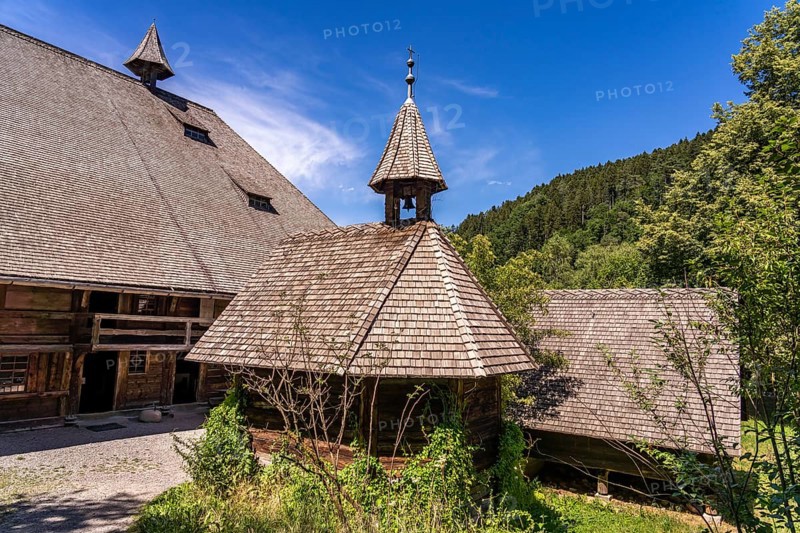 Court chapel in the Black Forest Open-Air Museum Vogtsbauernhof, Black Forest, Gutach, Baden-Württemberg, Germany, Europe