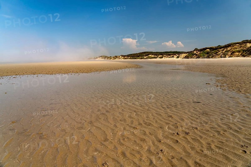 On the Plage du Chatelet beach on the Côte d'Opale or Opal Coast in Tardinghen, France, Europe