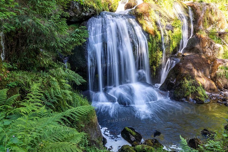 The Triberg Waterfalls, Triberg in the Black Forest, Baden-Württemberg, Germany, Europe