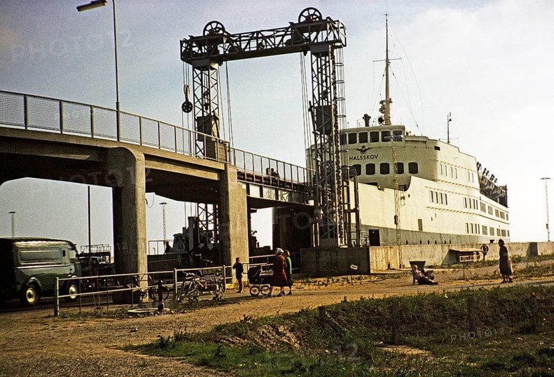 Ferry Halsskov, Nyborg, Denmark 1958