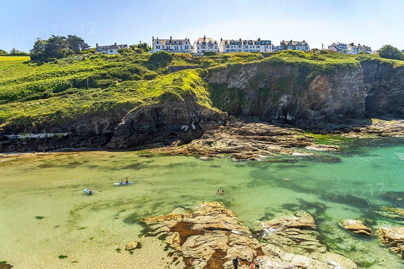 Port Gaverne Beach near Port Isaac, Cornwall, England, Great Britain
