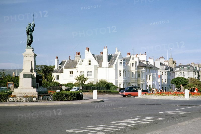 War memorial, Road of Remembrance, Folkestone, Kent, England, United Kingdom, early 1960s, Europe