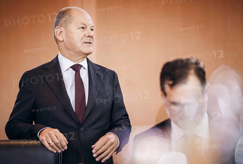 Federal Chancellor Olaf Scholz, (SPD), recorded during the cabinet meeting at the Federal Chancellery in Berlin, 28/08/2024