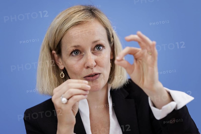 Louisa Specht-Riemenschneider, Federal Commissioner for Data Protection and Freedom of Information (BfDI), recorded at the Federal Press Conference on the appointment of the Federal Commissioner for Data Protection and Freedom of Information in Berlin, 3 September 2024