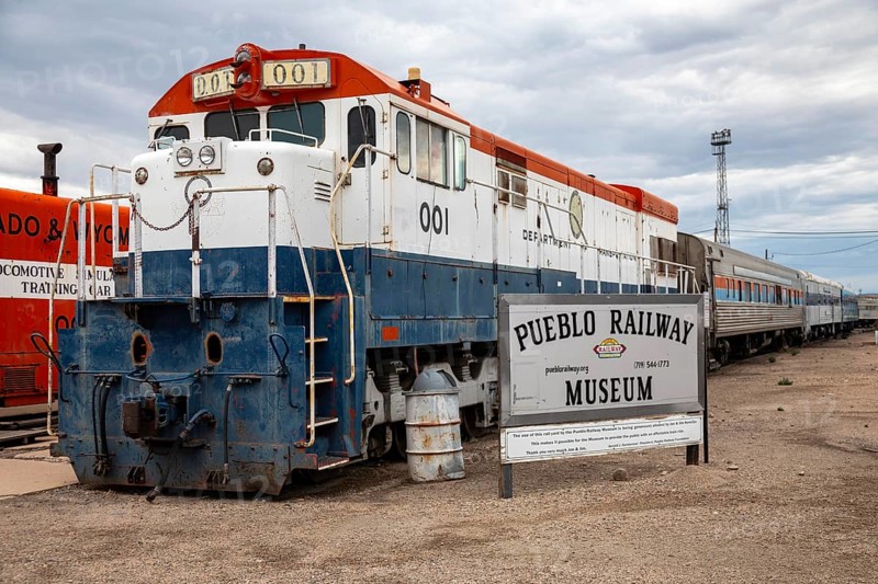 Pueblo, Colorado, The Pueblo Railway Museum. The museum consists of an outdoor exhibit next to the Union Depot and a repair shop a few blocks away