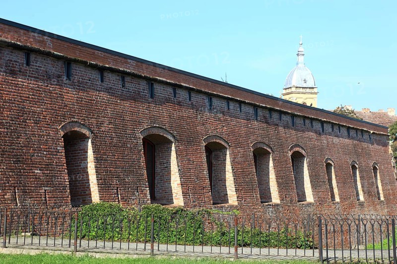 Outer wall of the bastion, fortress, Romania, Banat, Timisoara, Timisoara, Europe