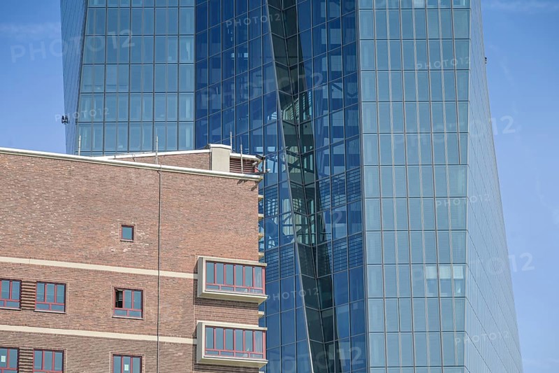 European Central Bank ECB, Main Building, Headquarters, Sonnemannstraße, Ostend, Frankfurt am Main, Hesse, Germany, Europe