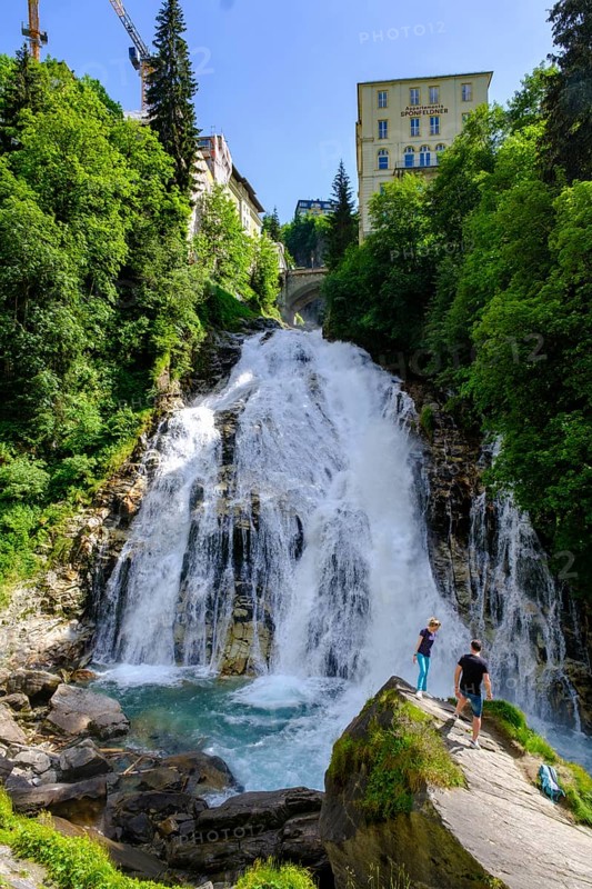 Waterfall in Bad Gastein, Gastein Valley, Salzburger Land, Austria, Europe