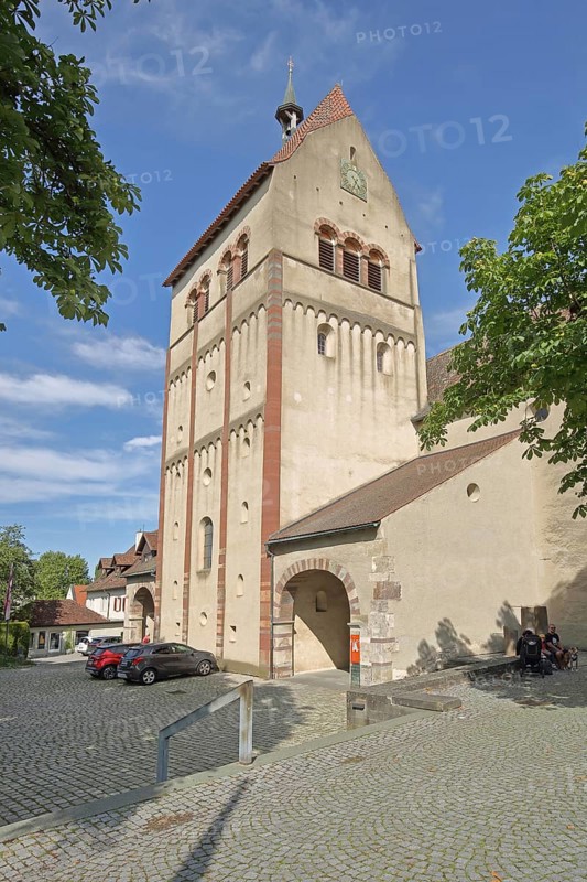 UNESCO Romanesque Church of St Mary and St Mark, monastery church, cathedral, Mittelzell, Reichenau Island, Untersee, Lake Constance, Lake Constance region, Baden-Württemberg, Germany, Europe