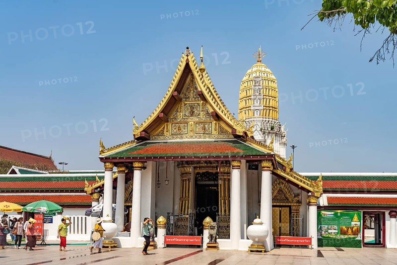 The Buddhist temple Wat Phra Si Rattana Mahathat in Phitsanulok, Thailand, Asia