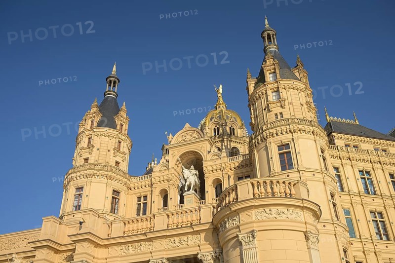 Schwerin Castle, State Parliament, Schwerin, Mecklenburg-Vorpommern, Germany, Europe