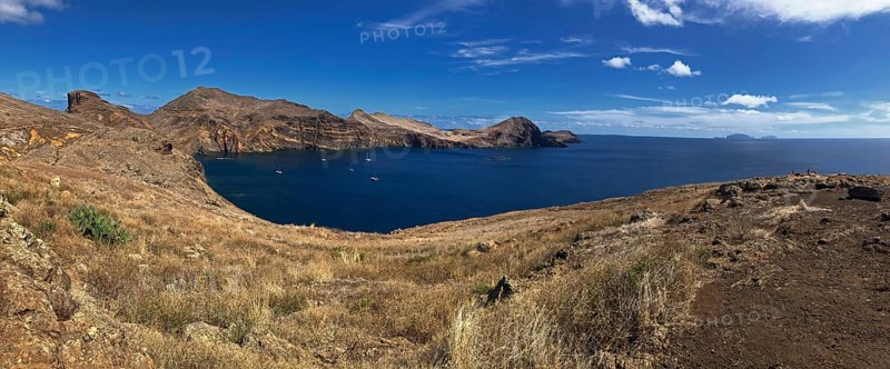 Ponta de São Lourenço, easternmost tip of Madeira, walking holiday, panoramic view, hiking trails, hikers, summit hike, Madeira, Portugal, Europe