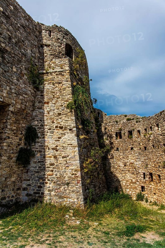 Citadel with the best view over the ruined town of Stari Bar, originally from the 11th century, is one of the most culturally and historically valuable sites in Montenegro, Stari Bar, Montenegro, Europe