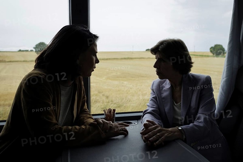 Annalena Bärbock (Bündnis 90 Die Grünen), Federal Minister of Foreign Affairs, and Catherine Colonna, Minister of Foreign Affairs of France, photographed on their way to a joint appointment as part of their trip to Germany, Steinfeld, 21.07.2023., Steinfeld, Germany, Europe