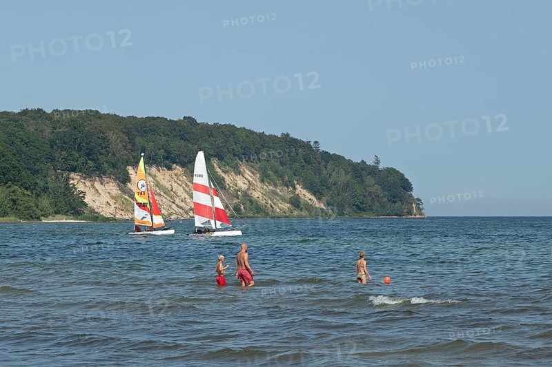 Sailing boats, Nordperd, Südstrand, Göhren, Rügen Island, Mecklenburg-Western Pomerania, Germany, Europe