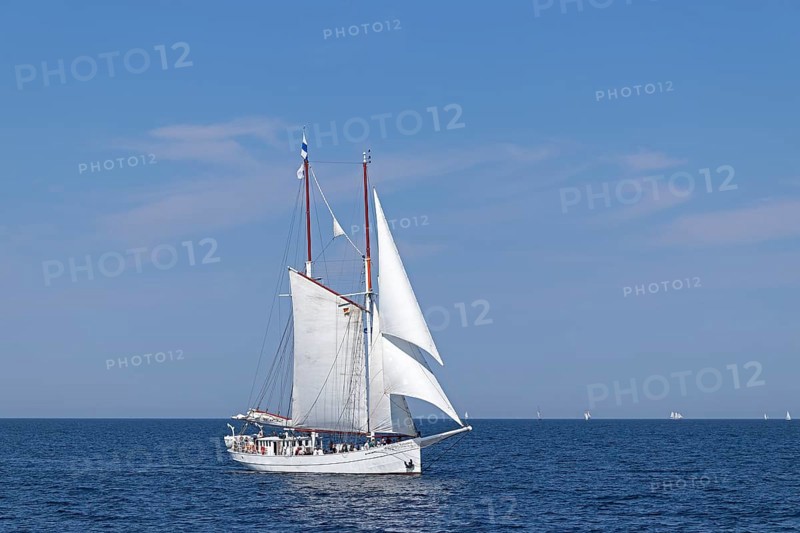 Sailing ship, Baltic Sea, Hanse Sail, Warnemünde, Rostock, Mecklenburg-Western Pomerania, Germany, Europe