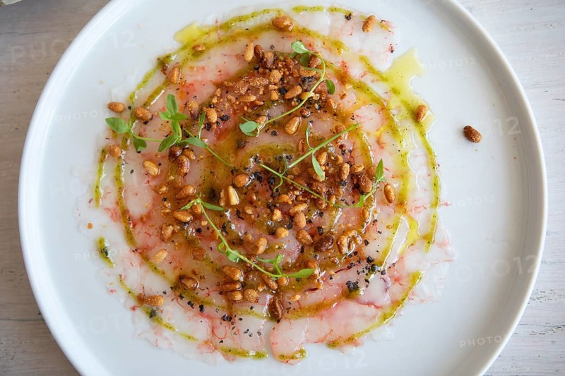 Menorcan Shrimp Carpaccio, Menorca