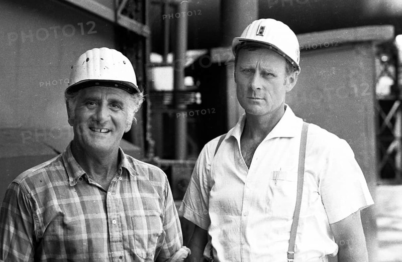 The Hansa colliery in Dortmund from the colliery's coking plant with a view of the colliery grounds on 14.07.1975 in Dortmund, miner, Germany, Europe