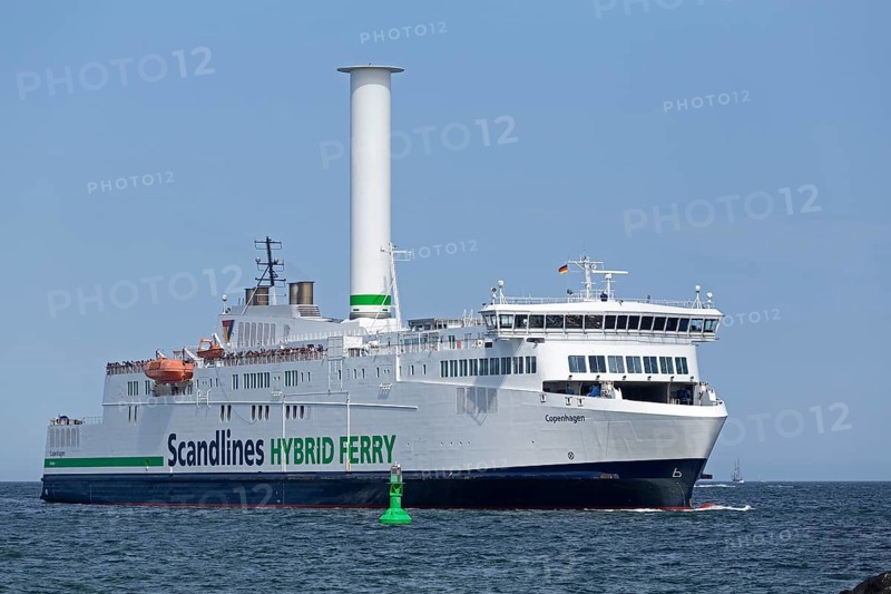 Scandlines Hybrid Ferry, Baltic Sea, Hanse Sail, Warnemünde, Rostock, Mecklenburg-Vorpommern, Germany, Europe