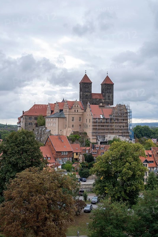 Collegiate Church of St. Servatius, Unesco World Heritage Site, Quedlinburg, Harz Mountains, Saxony-Anhalt, Germany, Europe