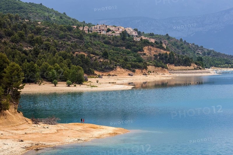 Lac de Sainte-Croix, back Sainte Croix du Verdon, Provence-Alpes-Côte d'Azur, Provence, France, Europe