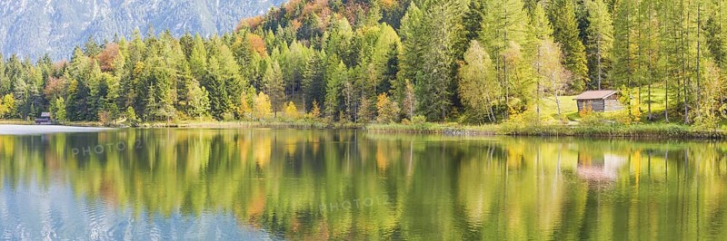 Lautersee, near Mittenwald, Werdenfelser Land, Upper Bavaria, Bavaria, Germany, Europe