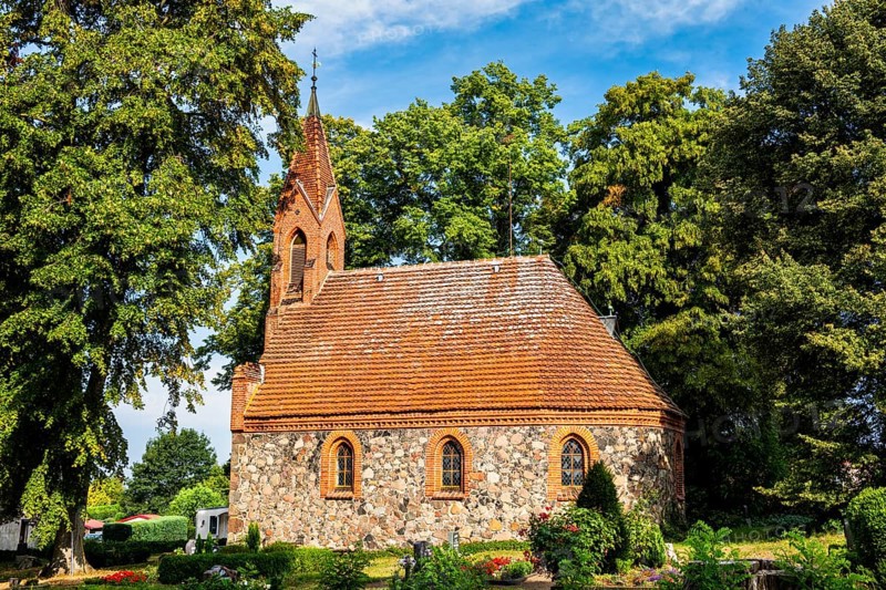 Lexow village church, district of Walow municipality, Mecklenburg-Western Pomerania, Germany, Europe