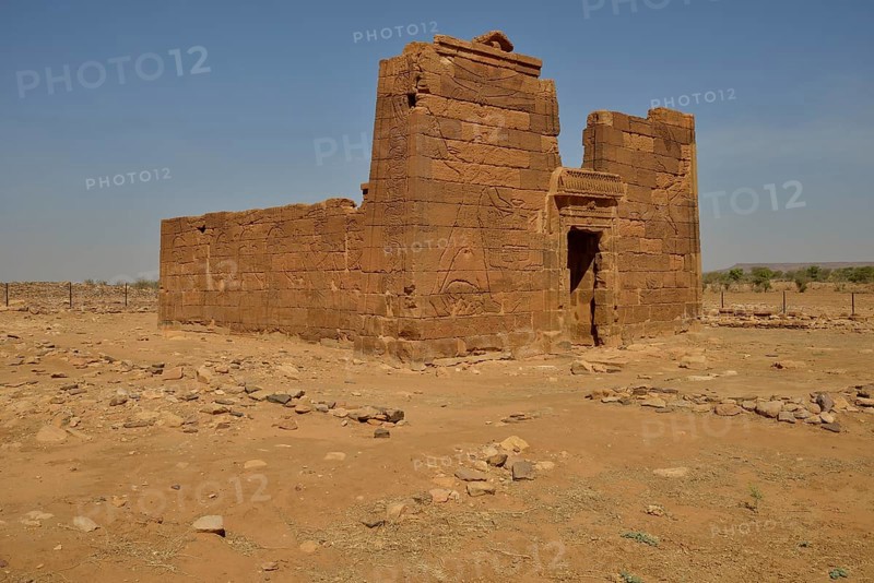 Lion Temple for the lion-deity Apedemak, Naga, Nubia, Nahr an-Nil, Sudan, Africa