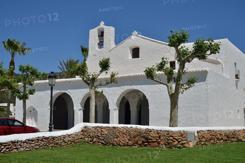 Church Església de Sant Carles, Sant Carles de Peralta, Ibiza, Balearic Islands, Spain, Europe