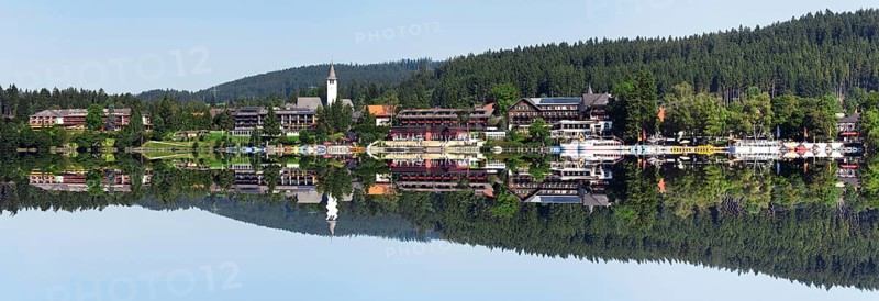 Titisee in the Black Forest Reflection on the Lake Germany